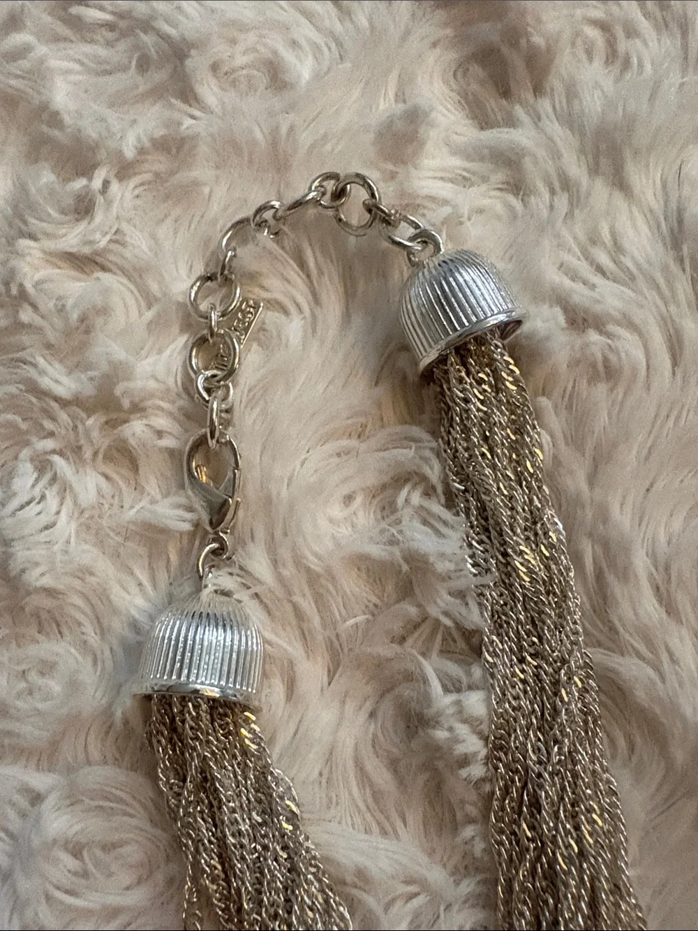 Nine West Silver-Tone Multi Strand Twist Necklace